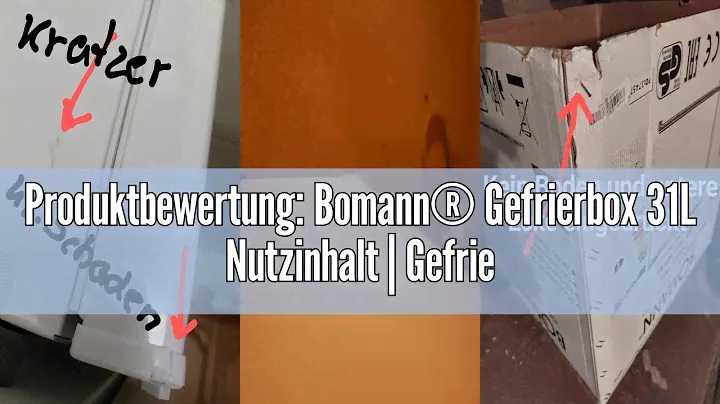 Produktbewertung: Bomann® Gefrierbox 31L Nutzinhalt | Gefrierschrank klein mit Gitterablage | wechse