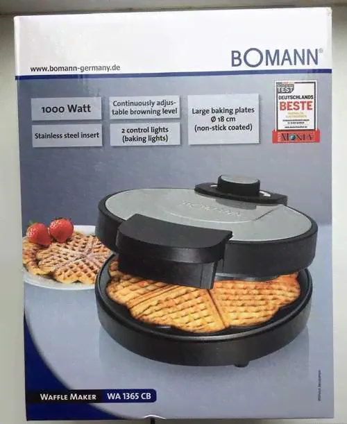 Вафельница Bomann WA 1365 CB estate (новая)-0