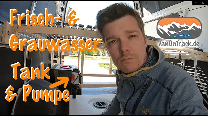 💦 Wassertank (Frisch/Grau) im Campervan 🚐 | Befestigung | Abwasserpumpe | water/sewage pump in RV